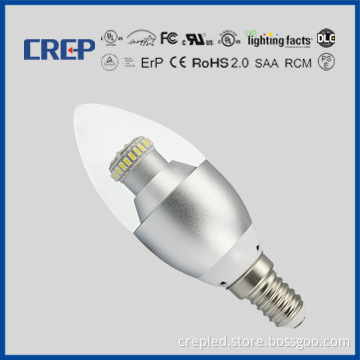 dimmable 6w ul erp saa led candle 550lm Ra80
